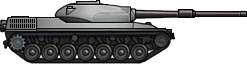 Sideview of Leopard 1 (OTO-CENTAURO)